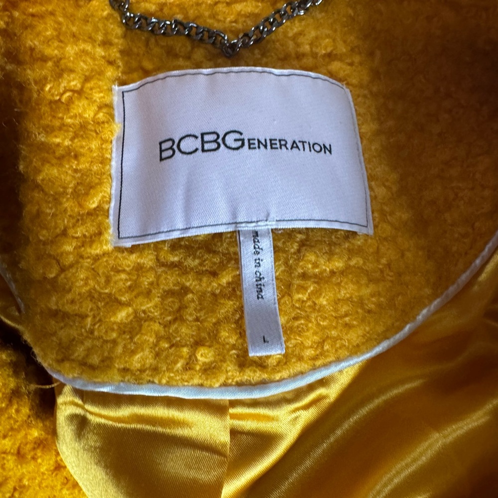 BCBGeneration Mustard Teddy Jacket - image 4